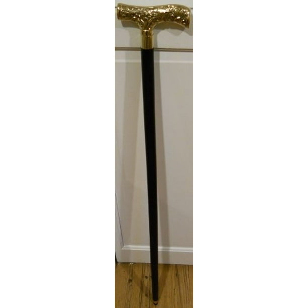 Details about / Brass Designer Victorian Handle Wooden Walking Cane Antique Style Stick